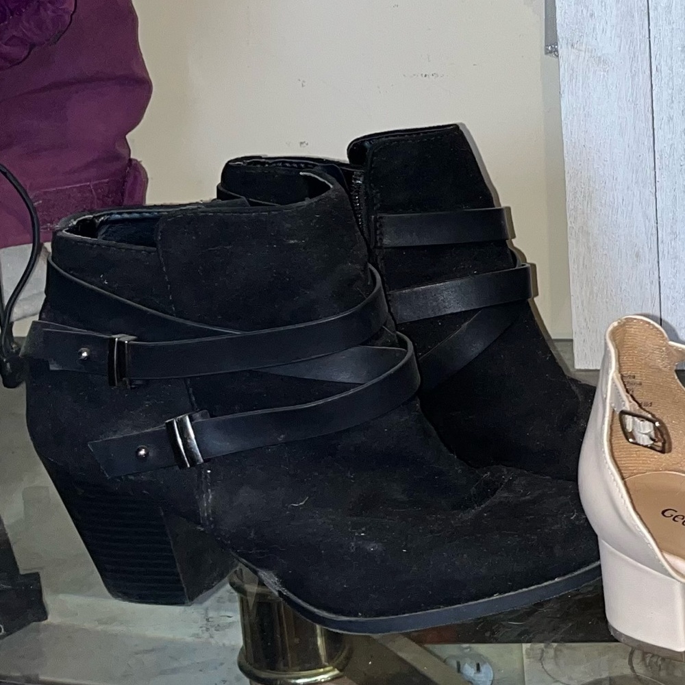 Black booties